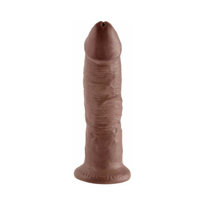 King Cock 9 in. Cock Realistic Dildo With Suction Cup Brown-1