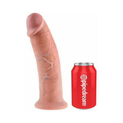 King Cock 10 in. Cock Realistic Dildo With Suction Cup Beige-4