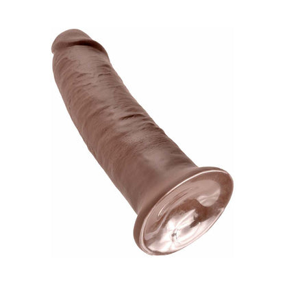 King Cock 10 in. Cock Realistic Dildo With Suction Cup Brown-3