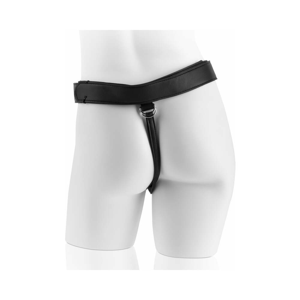 King Cock Strap-On Harness With 6 in. Cock Beige-2