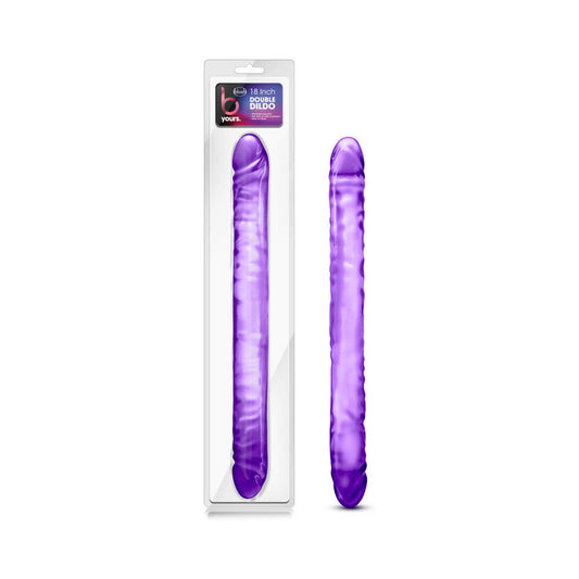 B Yours 18 in. Double Dildo Purple-0