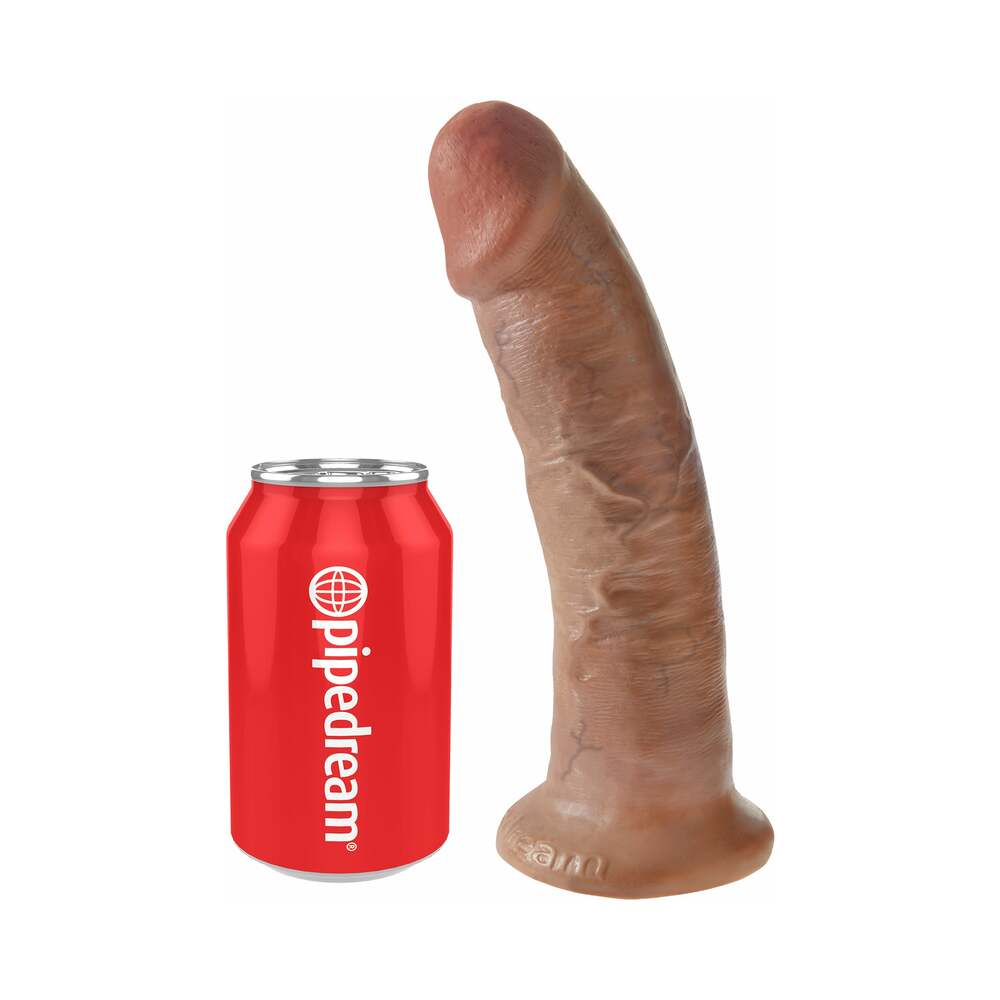 King Cock 9 in. Cock Realistic Dildo With Suction Cup Tan-4
