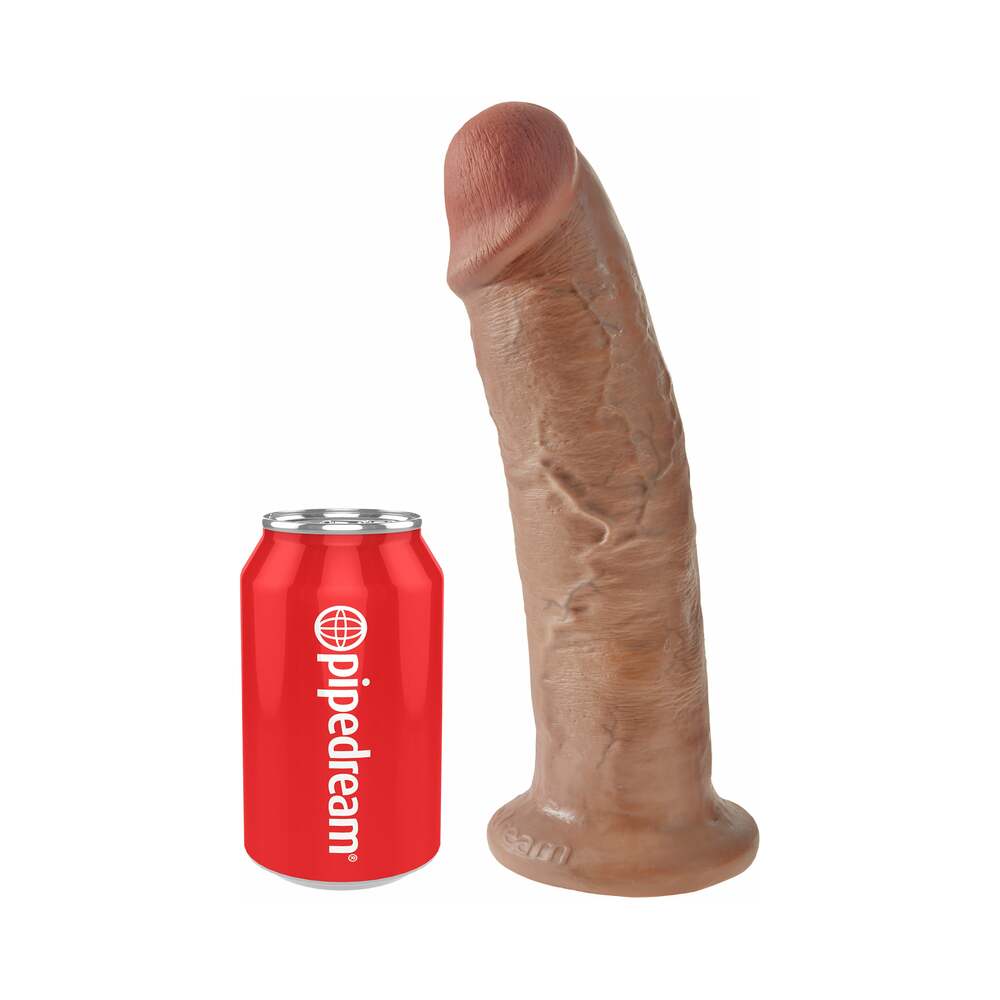 King Cock 10 in. Cock Realistic Dildo With Suction Cup Tan-4