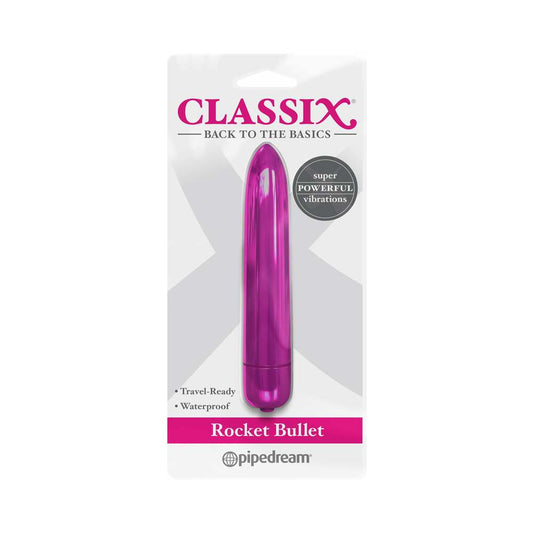 Classix Rocket Bullet Vibrator Pink-0