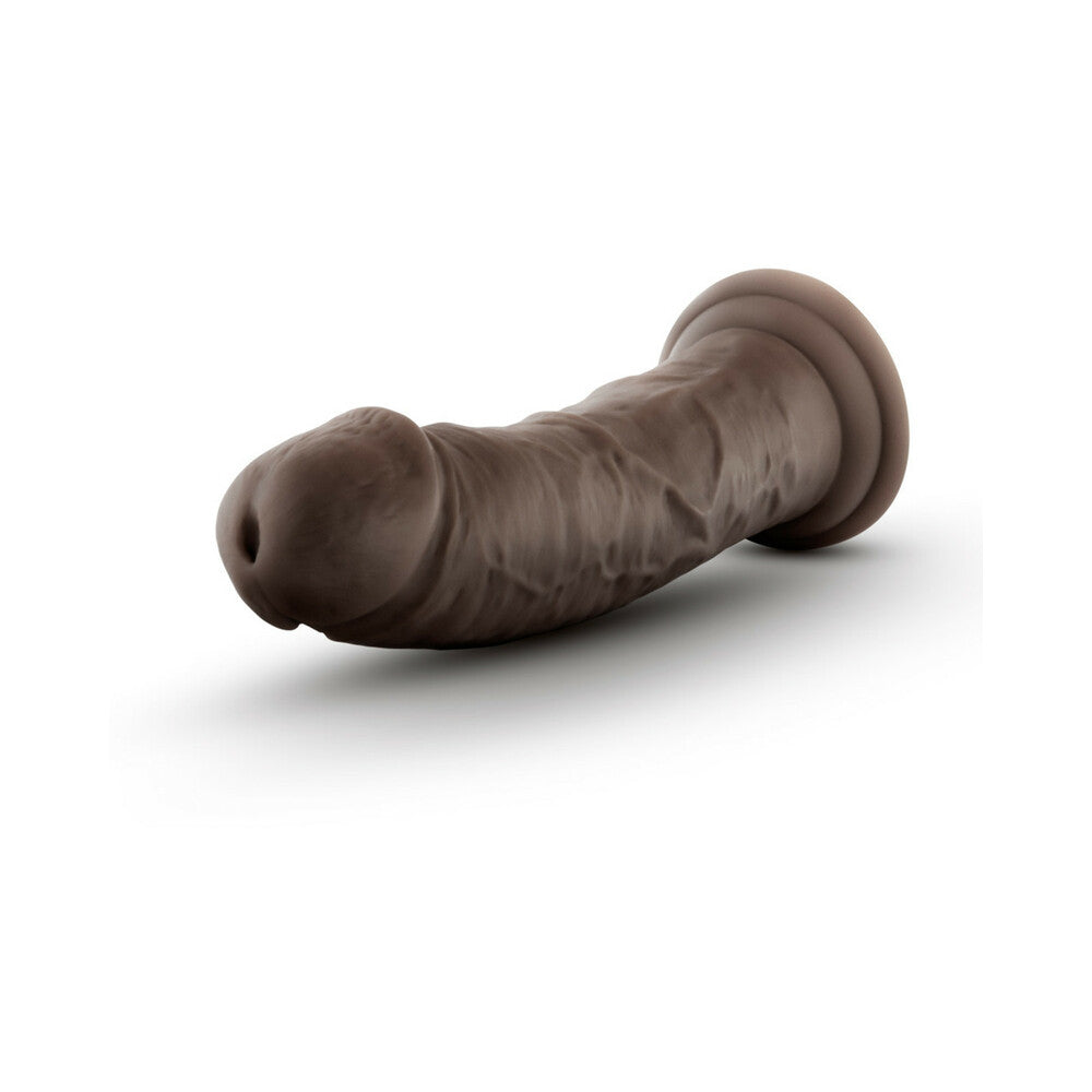 Au Naturel 8 in. Posable Dual Density Dildo Brown-3