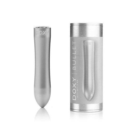 Doxy Bullet Rechargeable Vibrator Silver-0