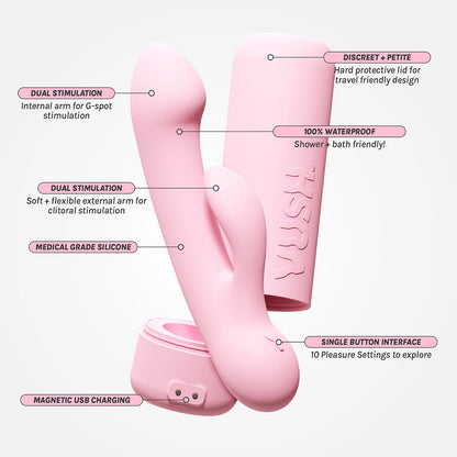 VUSH Glow Rabbit Vibrator-2