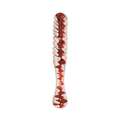 Adam & Eve Eve's Sweetheart Swirl Glass Dildo-2