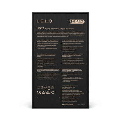 LELO LIV 3 App-Controlled G-Spot Vibrator Deep Rose-3